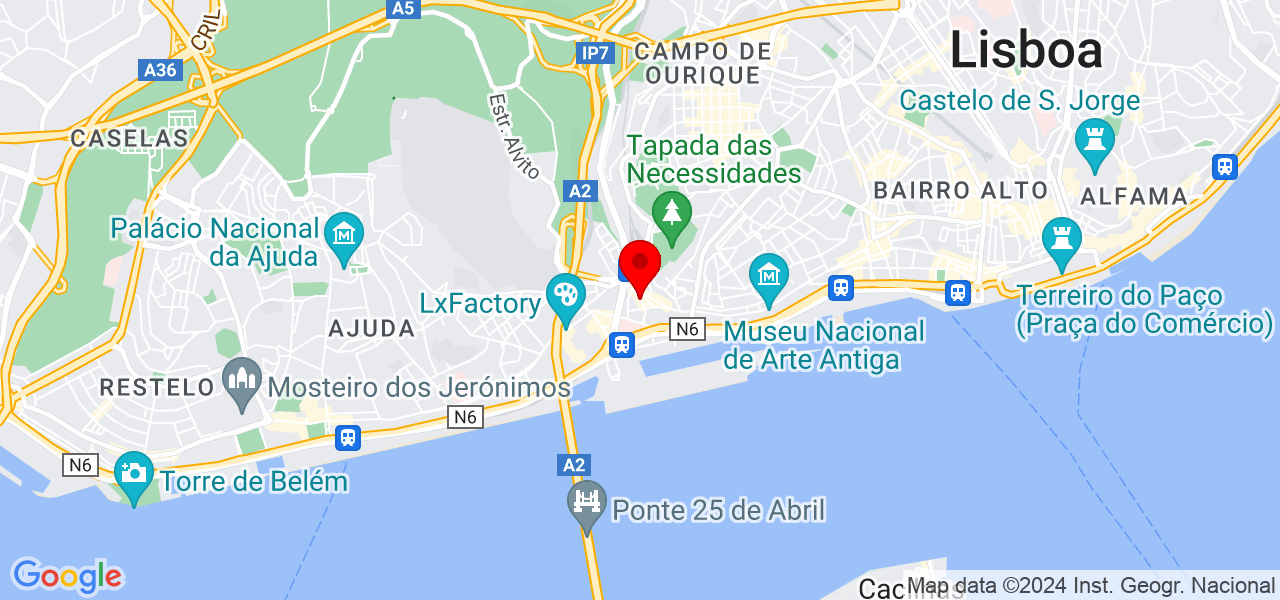Dog Walking Lisbon - Lisboa - Lisboa - Mapa