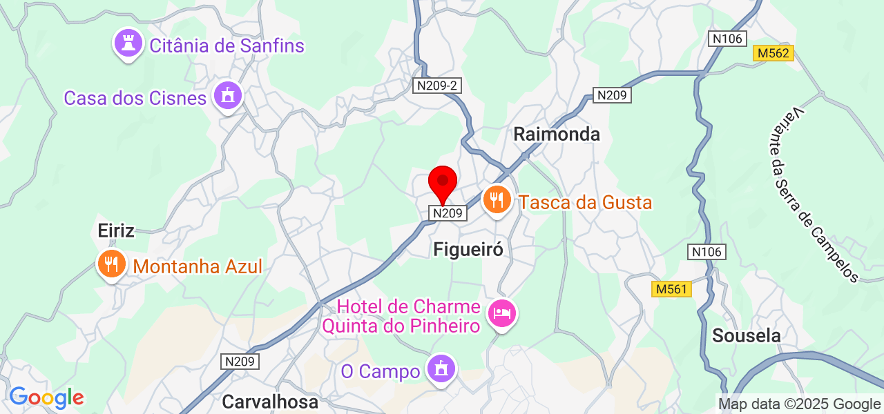 Inês - Porto - Paços de Ferreira - Mapa