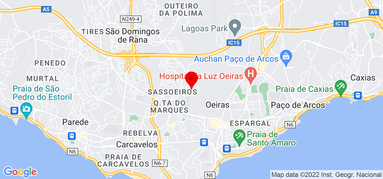 Helton Amorim - Lisboa - Cascais - Mapa