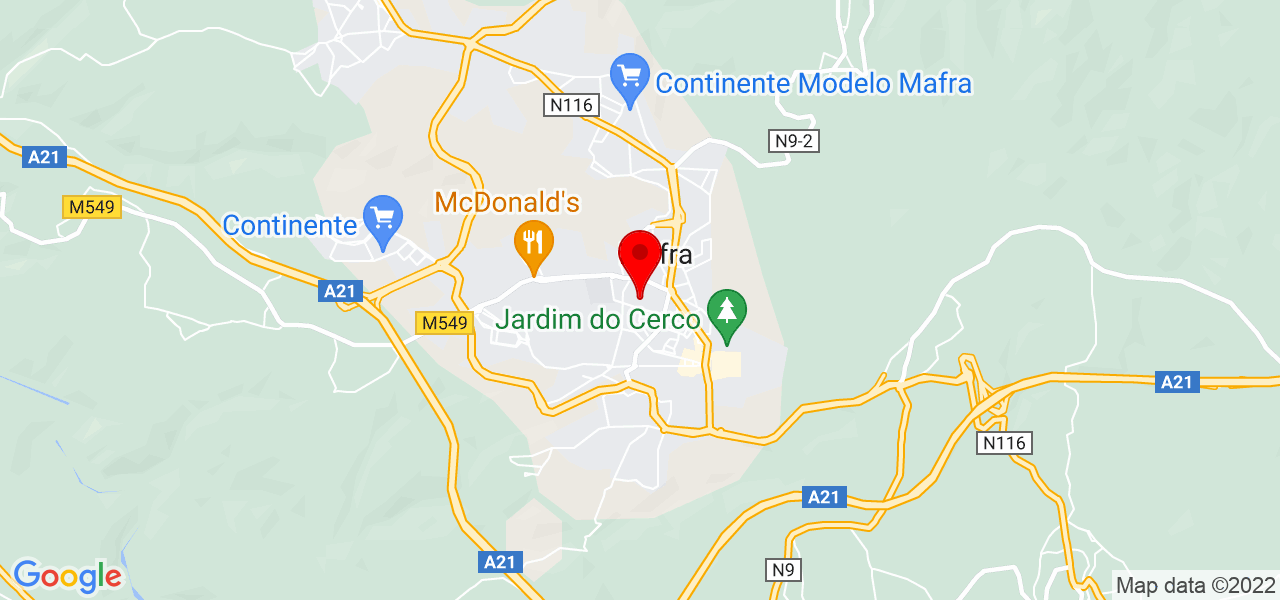 Pablo - Lisboa - Mafra - Mapa