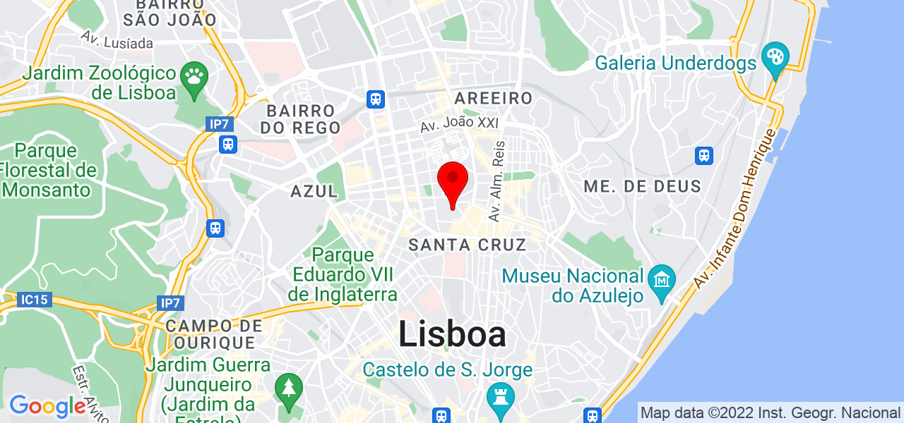 Allen Dwight Callahan - Lisboa - Lisboa - Mapa