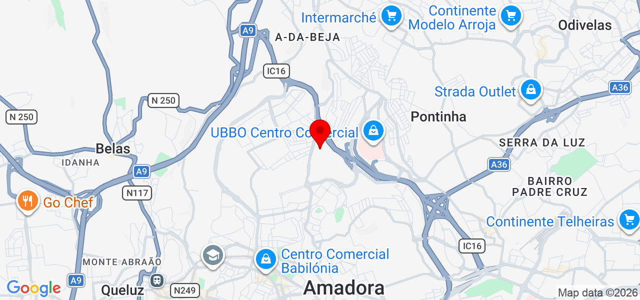 Angelica - Lisboa - Amadora - Mapa