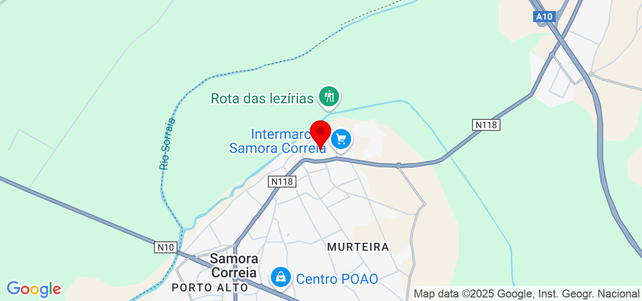 Beatriz Cachulo - Santarém - Benavente - Mapa