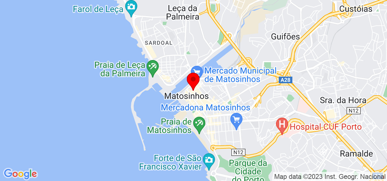 Elaine Castro - Porto - Matosinhos - Mapa