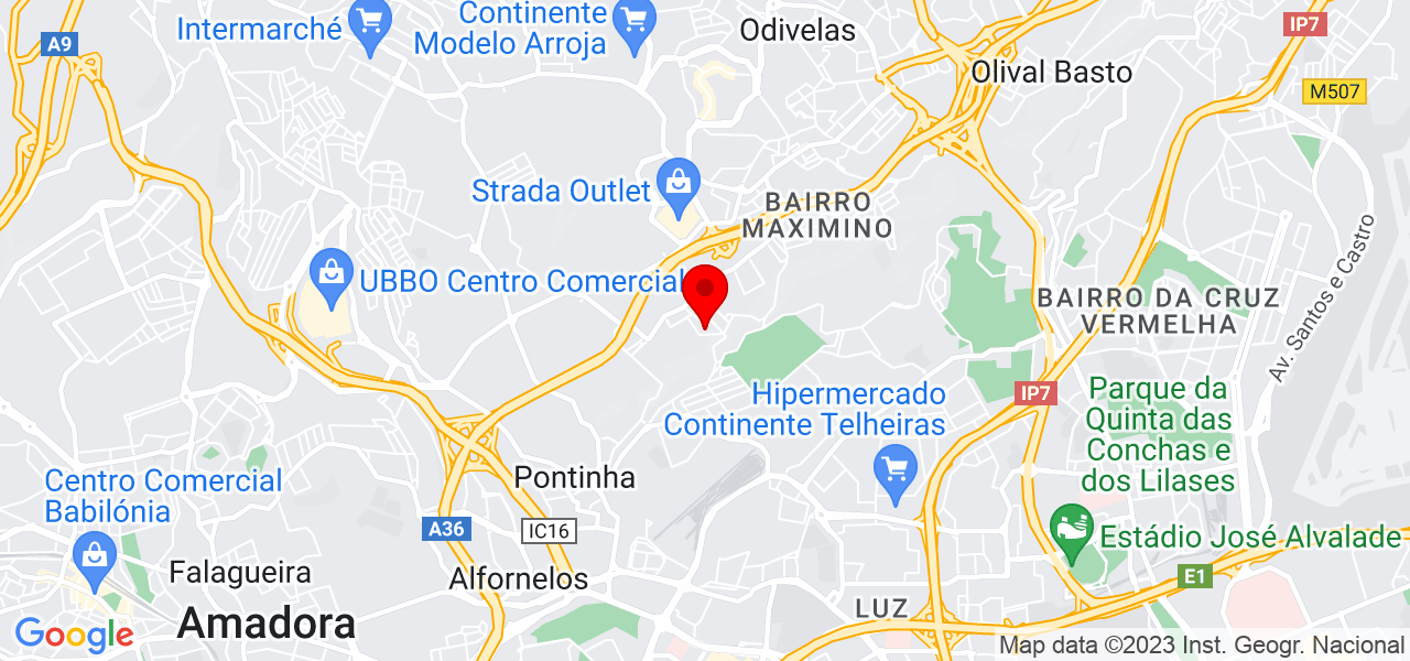 Francisco Banha - Lisboa - Odivelas - Mapa