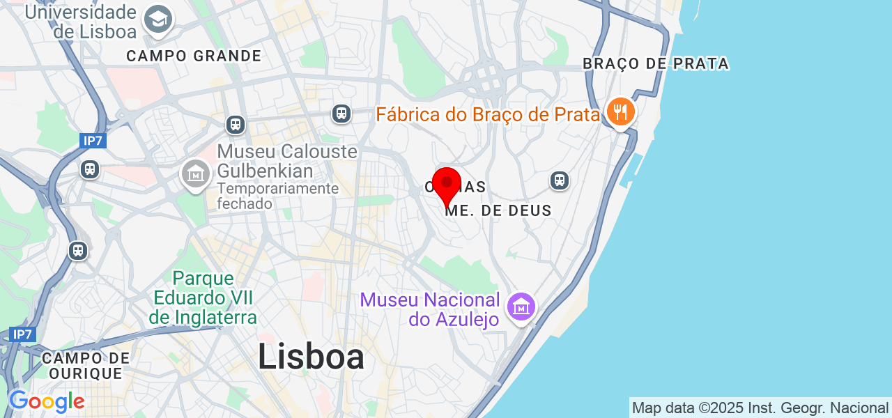 Nsiala luniene Raquel - Lisboa - Lisboa - Mapa