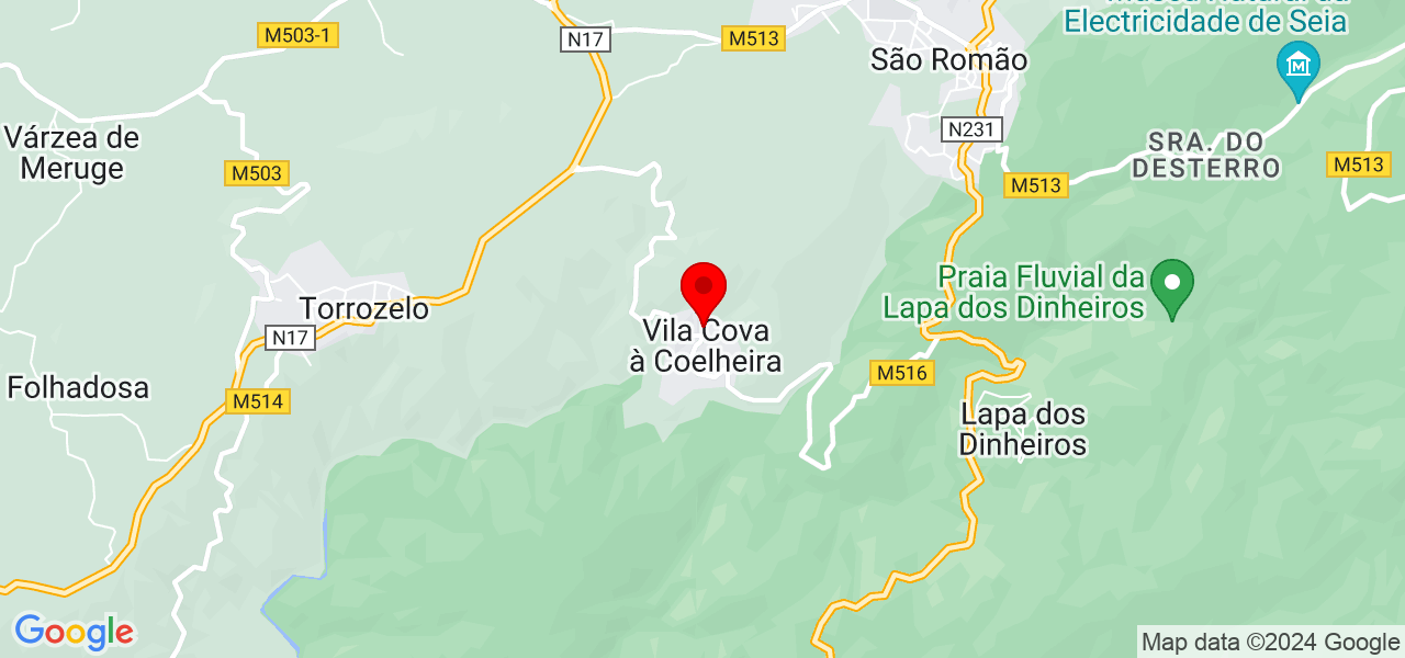 Nancy Rodrigues - Guarda - Seia - Map