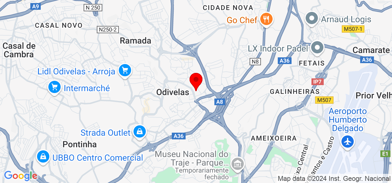 Marciano - Lisboa - Odivelas - Mapa