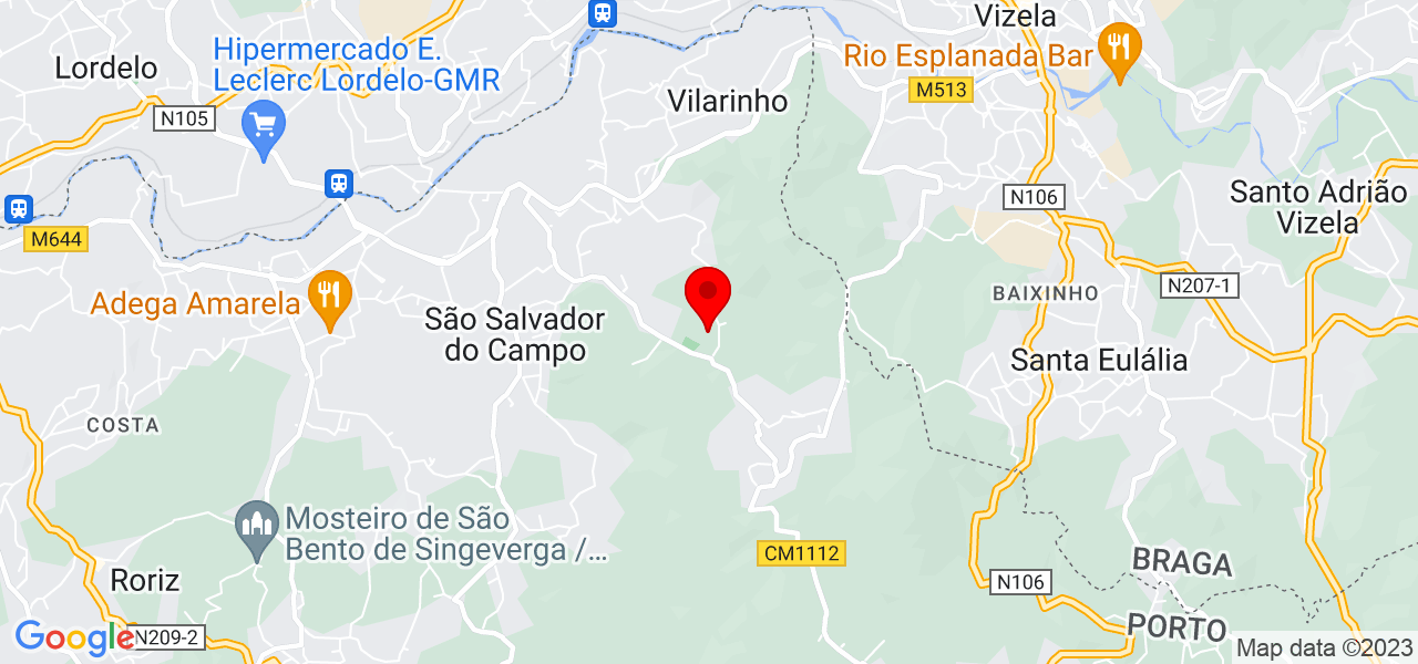 Pedro Pimenta - Porto - Santo Tirso - Mapa