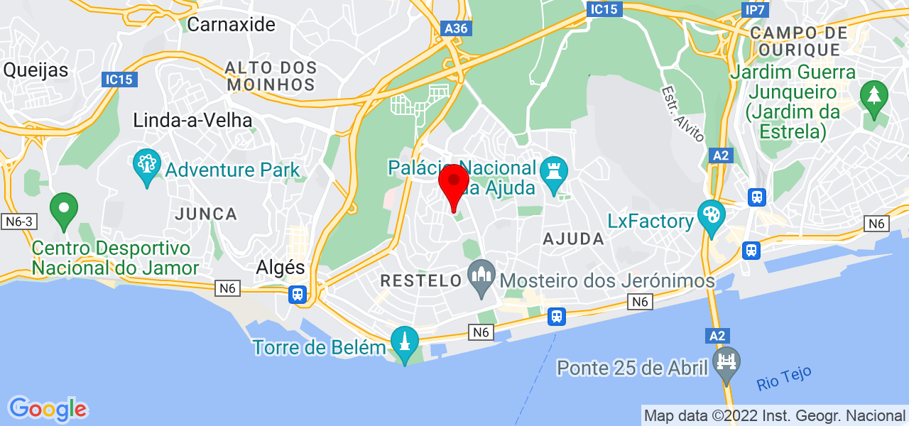 Felipe Fulcher Cruvinel - Lisboa - Lisboa - Map