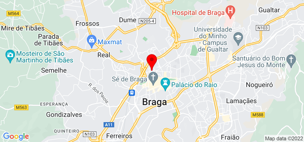 KLENIO ARAUJO PADILHA - Braga - Braga - Mapa