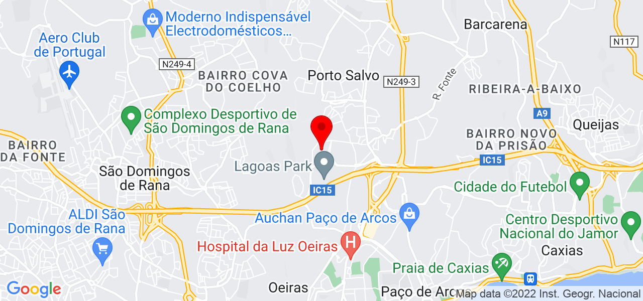 Sara Wahnon - Lisboa - Oeiras - Mapa