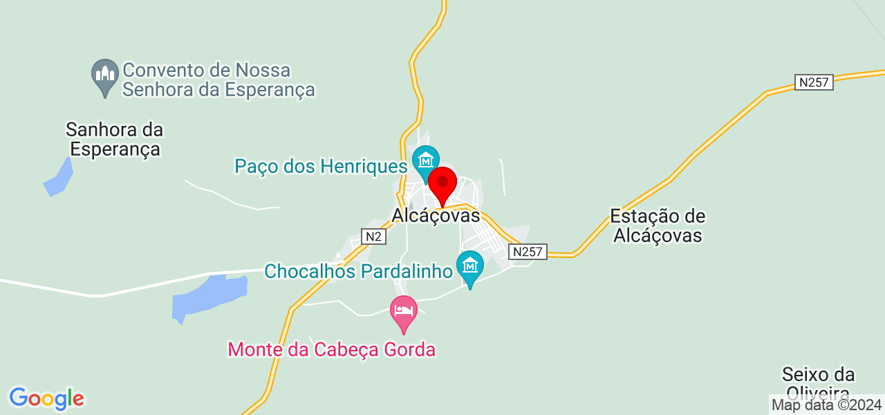 Jo&atilde;o palmeiro - Évora - Viana do Alentejo - Mapa