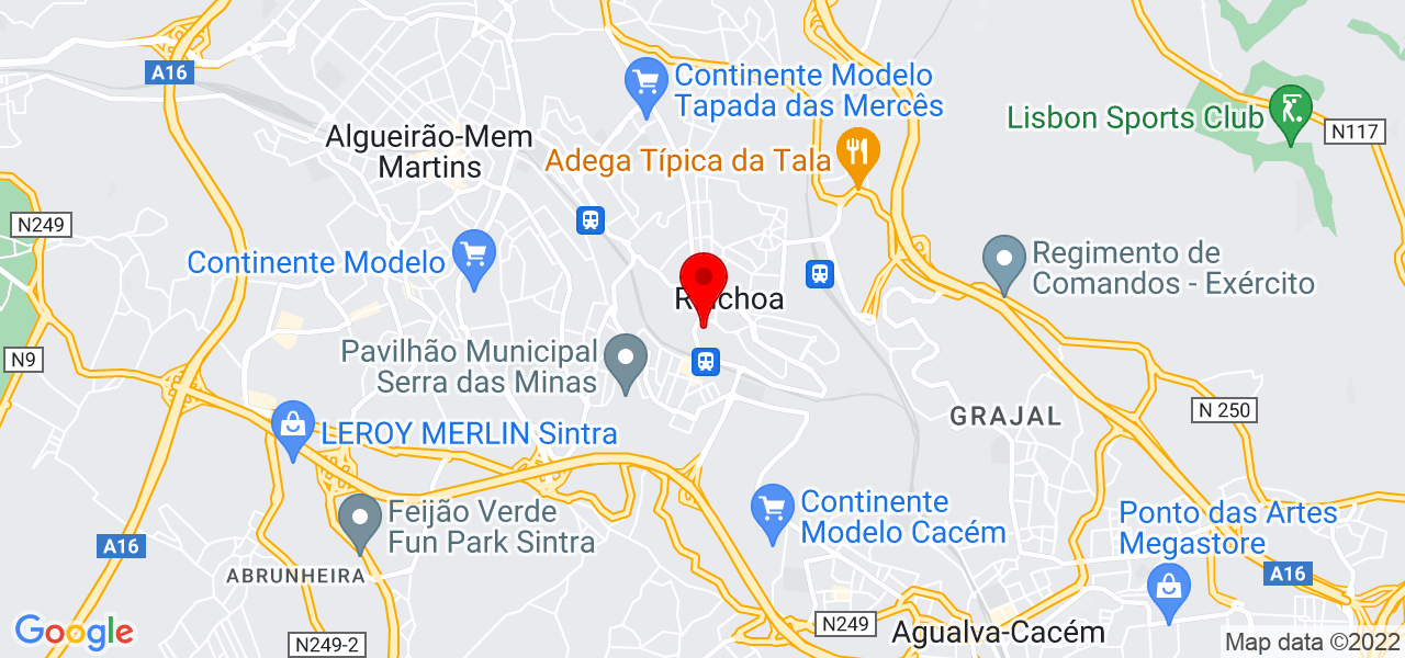 Resolve Desentupimento - Lisboa - Sintra - Mapa