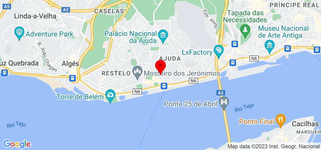 Juliana Vasconcelos dos Santos - Lisboa - Lisboa - Mapa