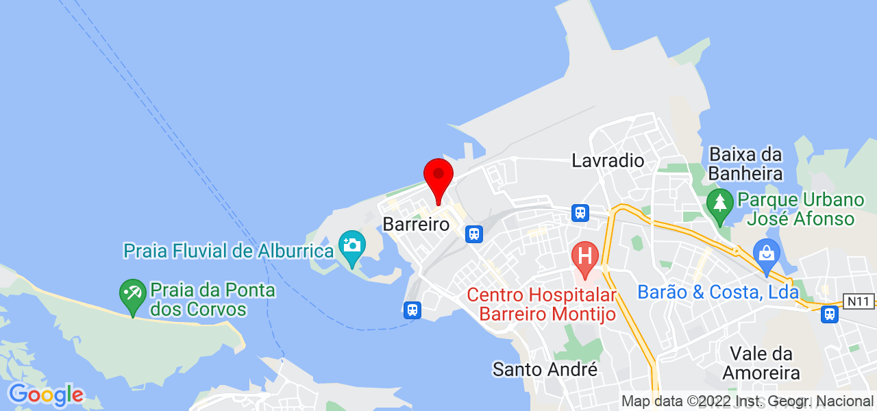 Craft haus - Setúbal - Barreiro - Mapa