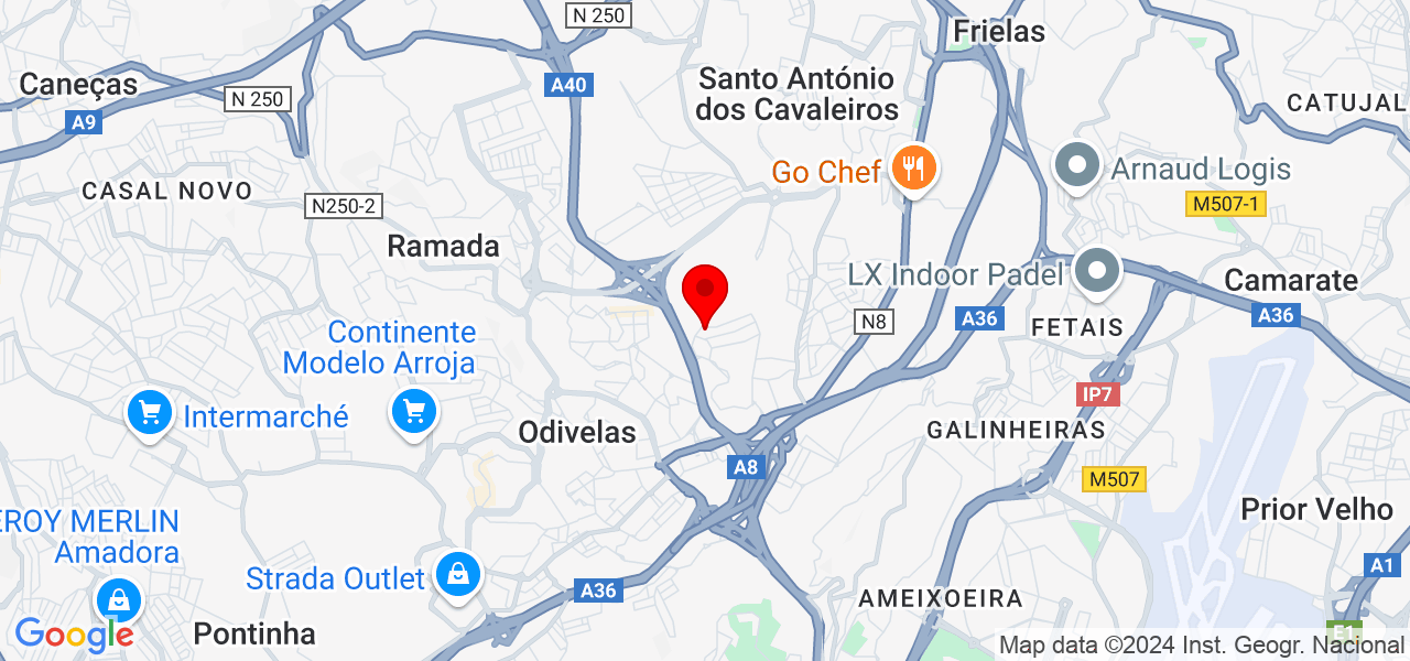 Jorge Marques - Lisboa - Odivelas - Karte
