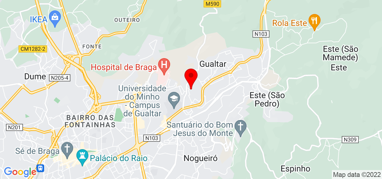 Gabriella Morais - Braga - Braga - Mapa