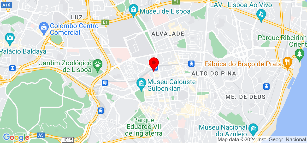 Luci Spa - Lisboa - Lisboa - Mapa