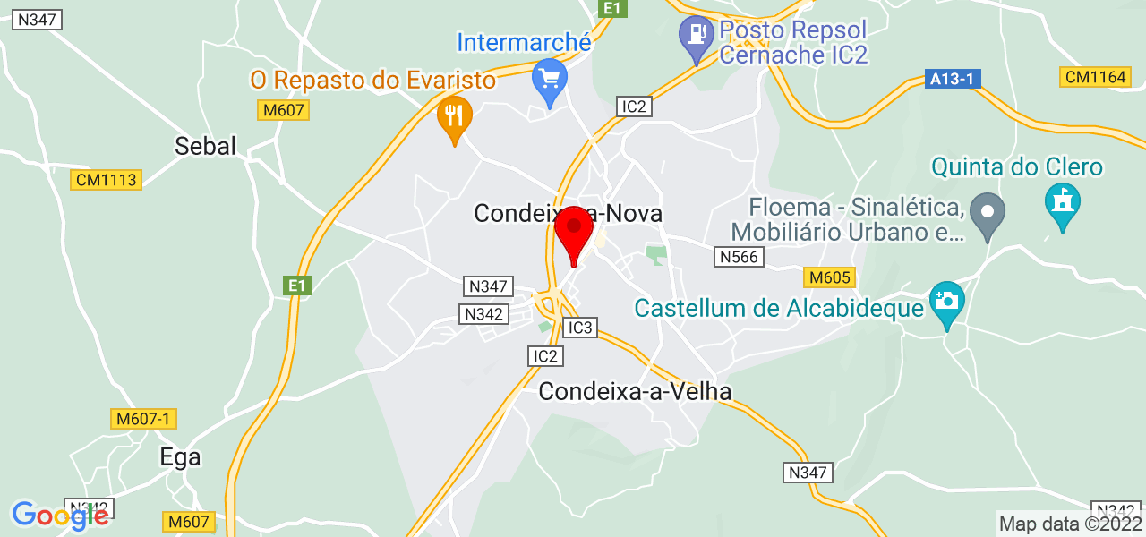 Catia durao - Coimbra - Condeixa-a-Nova - Mapa