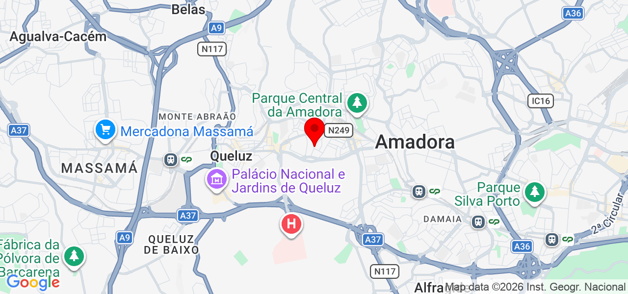 Witallo José - Lisboa - Amadora - Mapa