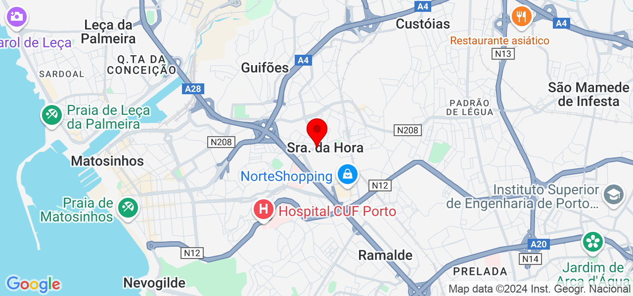 Penélope Heissein - Porto - Matosinhos - Karte