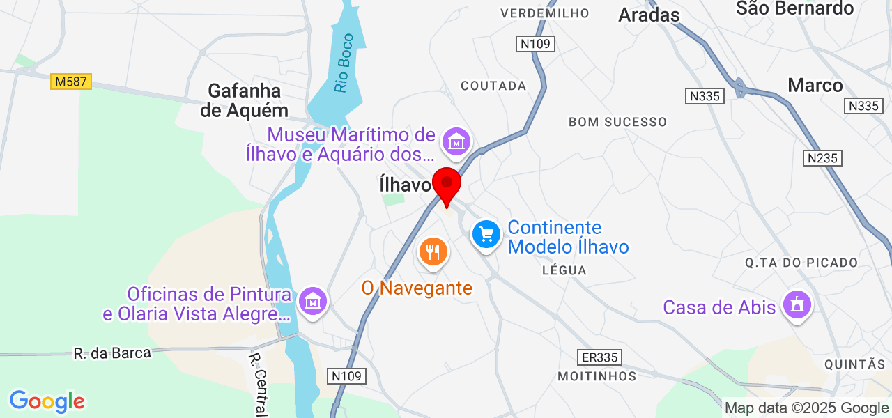 Baptista Jardins e Serviços - Aveiro - Ílhavo - Map