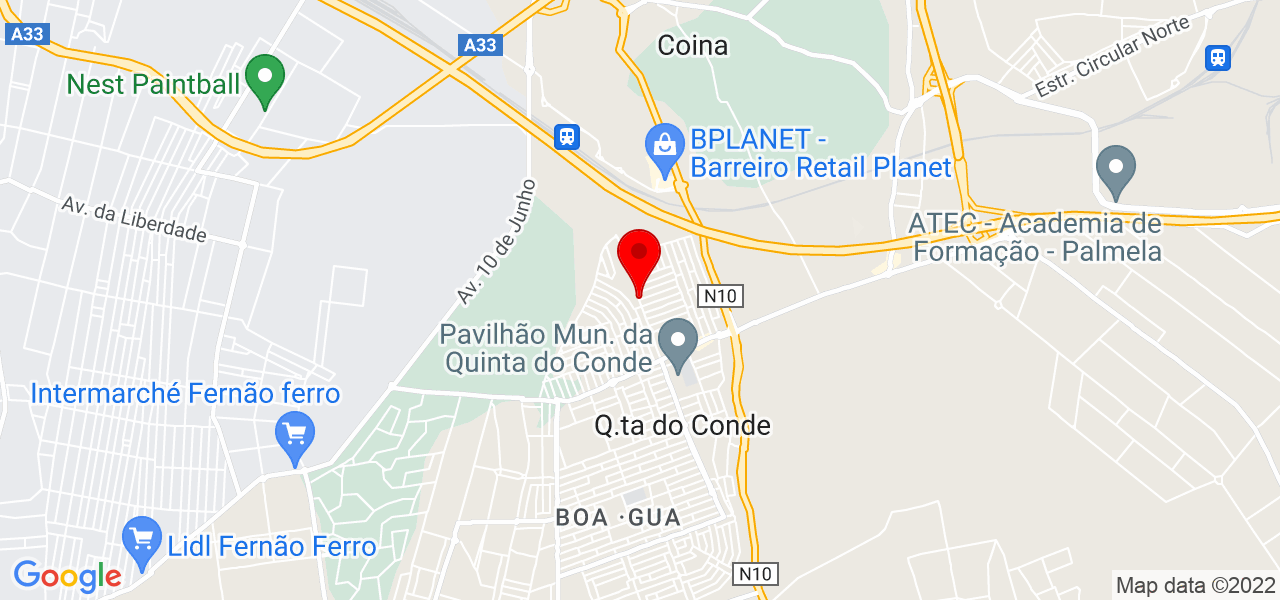 Nádia Neves - Setúbal - Sesimbra - Map