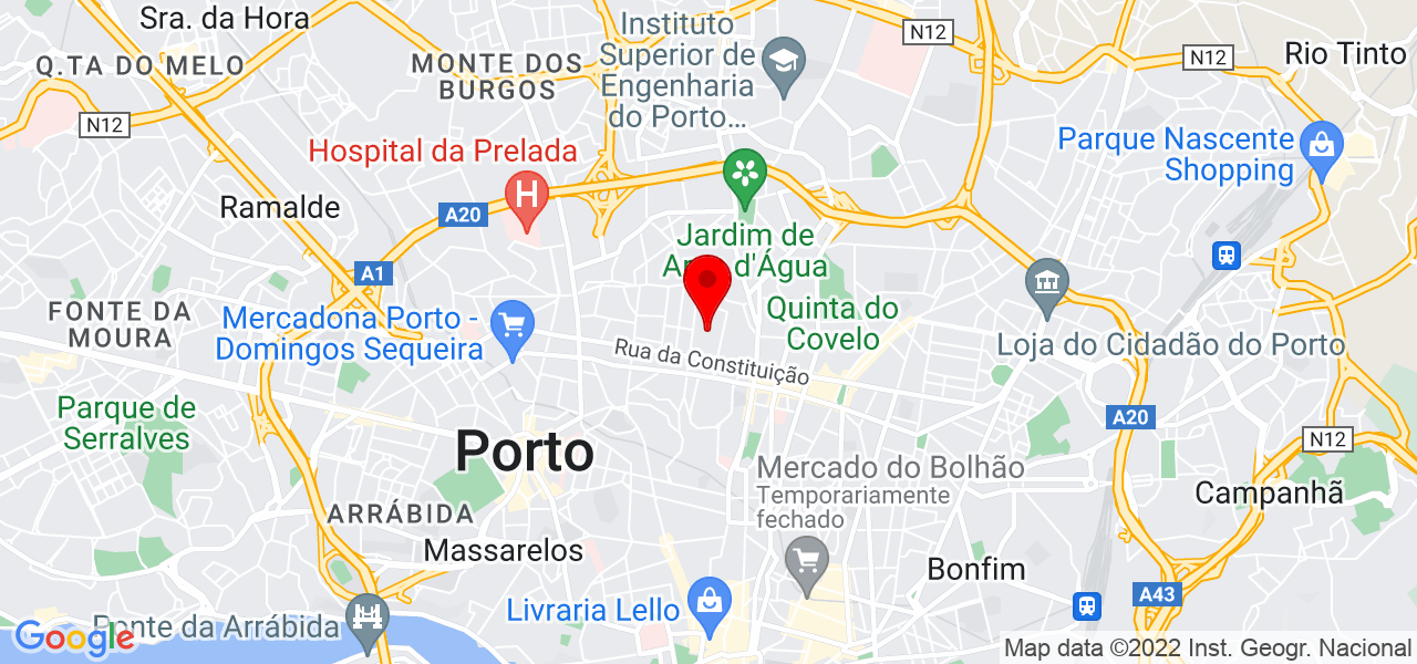 Isabella - Porto - Porto - Mapa