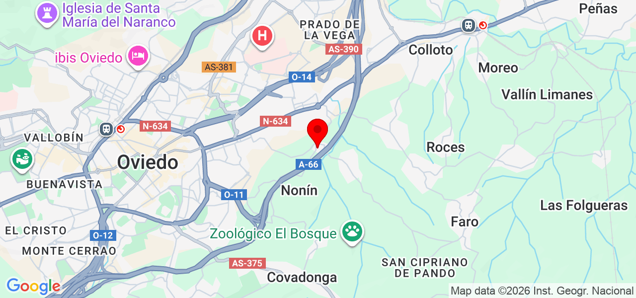 Andrea - Principado de Asturias - Oviedo - Mapa