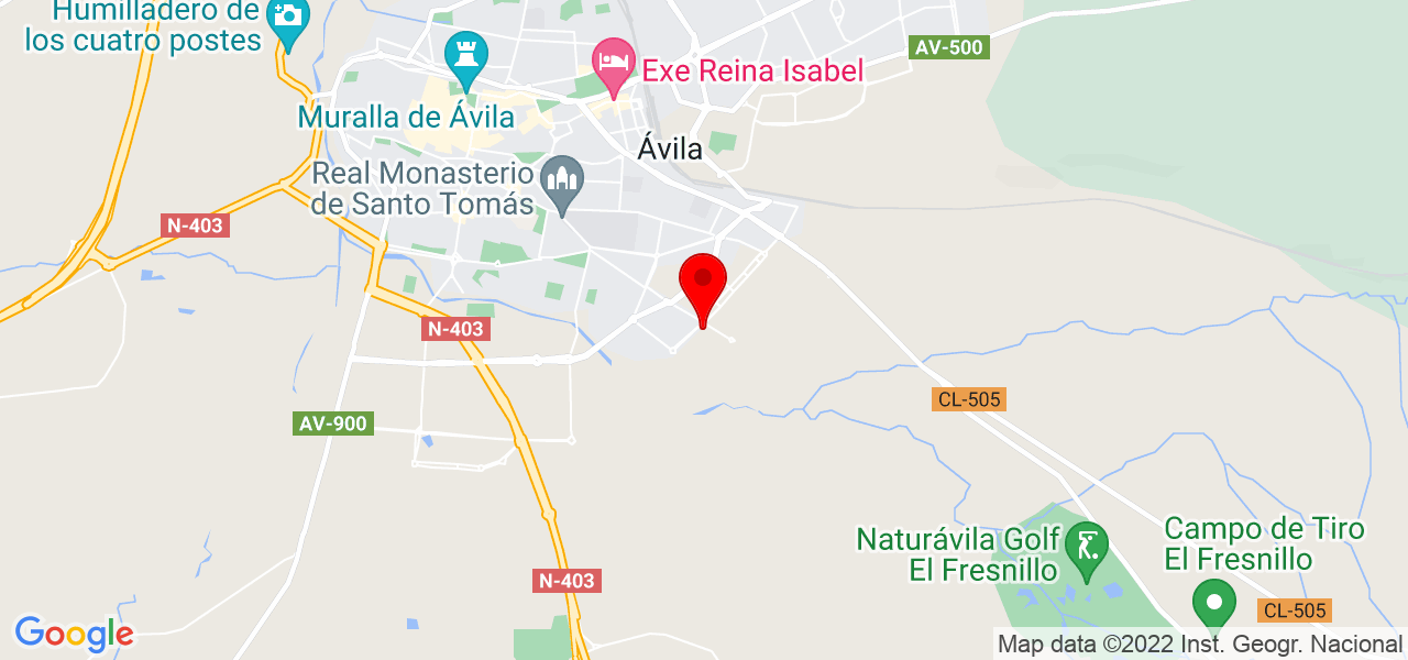 ARTIFICEM - Castilla y León - Ávila - Mapa