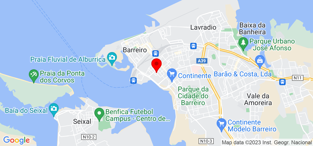 Alex - Setúbal - Barreiro - Mapa