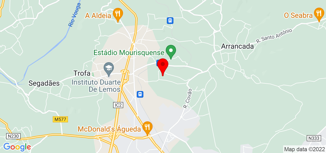 Sandra Serra - Aveiro - Águeda - Mapa