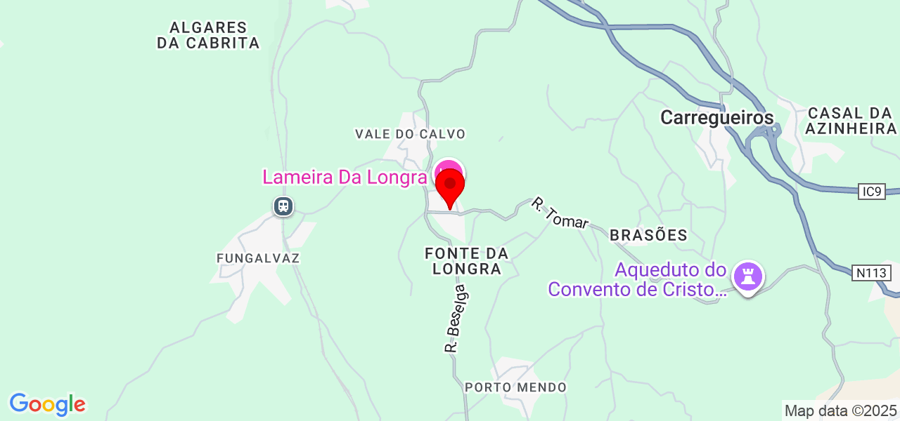 Ana Paiva - Santarém - Tomar - Mapa