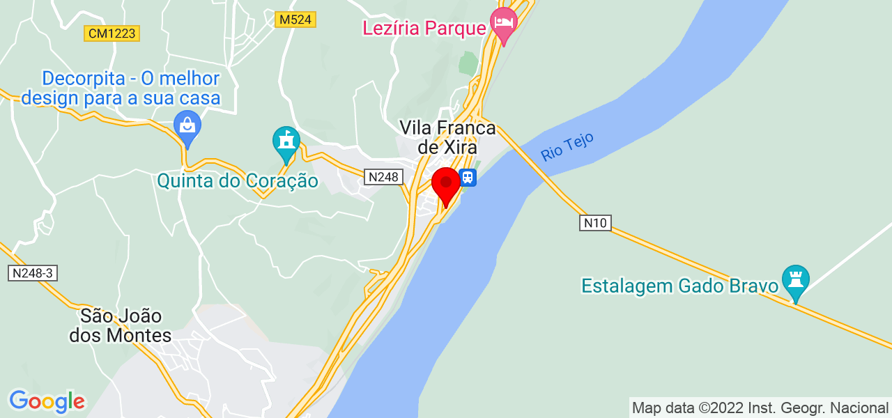 Suelen lins - Lisboa - Vila Franca de Xira - Mapa