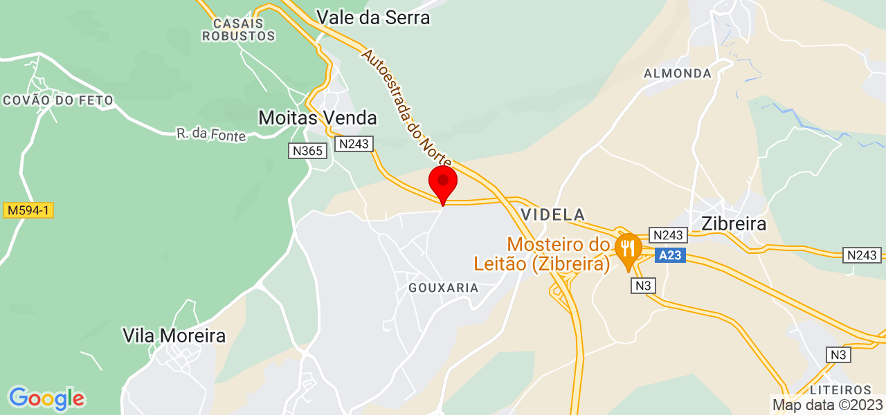 Em&iacute;lio - Santarém - Alcanena - Mapa