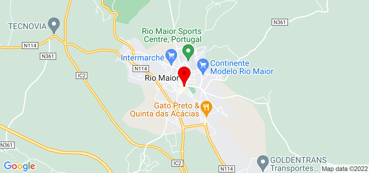 Willian Magalhaes - Santarém - Rio Maior - Mapa