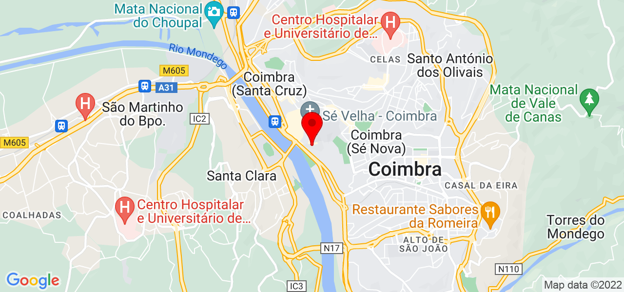 Ver&oacute;nica Ferreira - Coimbra - Coimbra - Mapa