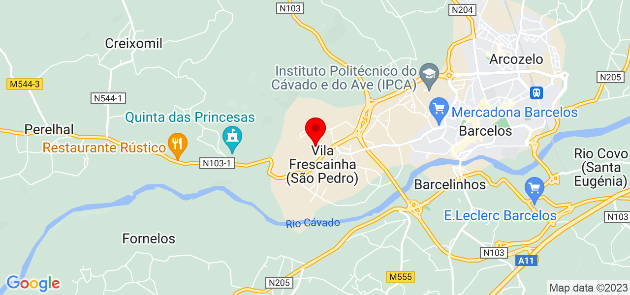 Rainha Eventos - Porto - Marco de Canaveses - Mapa