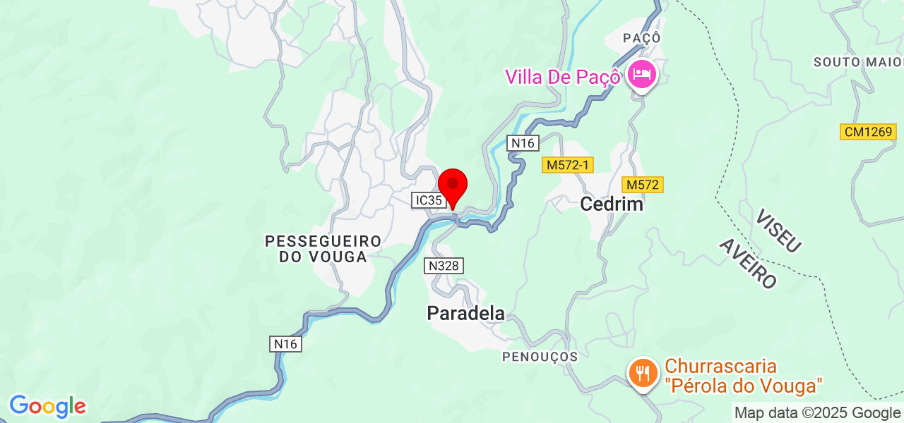 David Matos - Aveiro - Sever do Vouga - Map