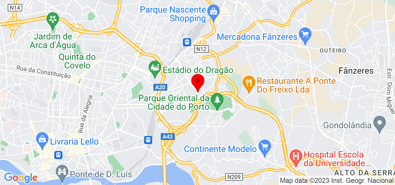 Gladys Carvalho - Porto - Porto - Mapa