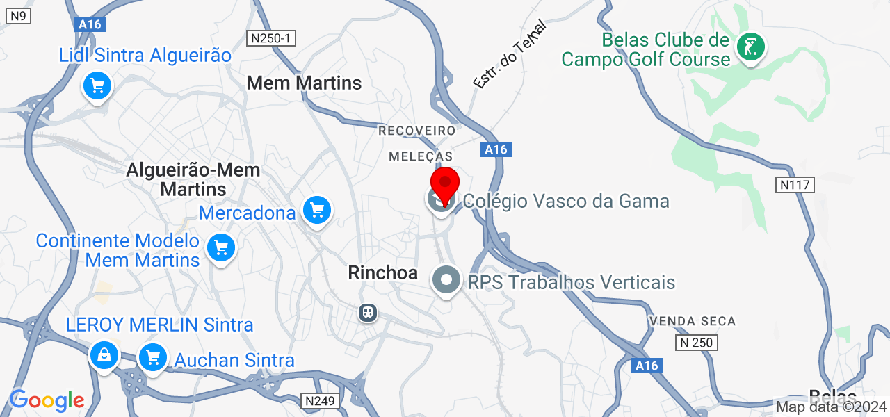 David Costa - Lisboa - Sintra - Map