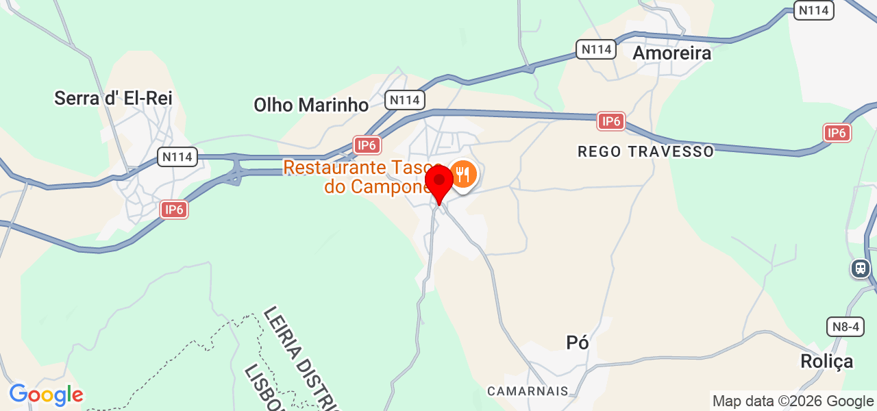 Thiago Lima - Leiria - Óbidos - Mapa