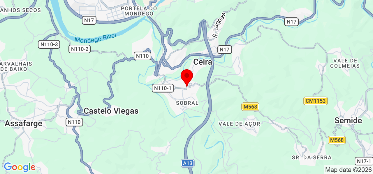 Valter Venâncio - Coimbra - Coimbra - Mapa