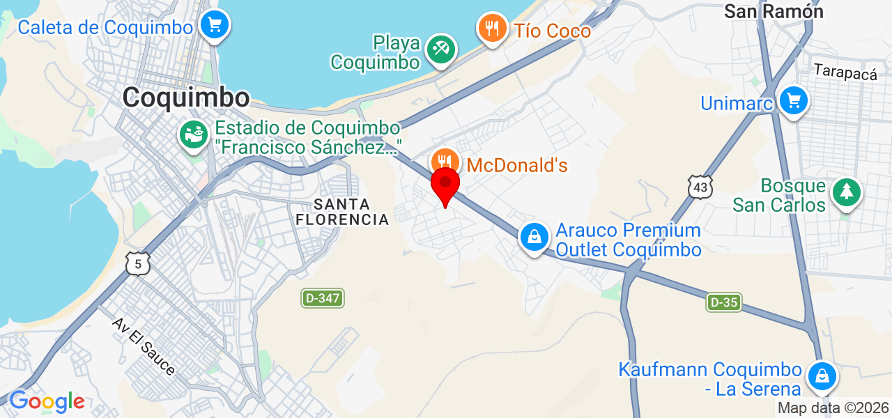 Tarot Espiritual - Coquimbo - Elqui - Map