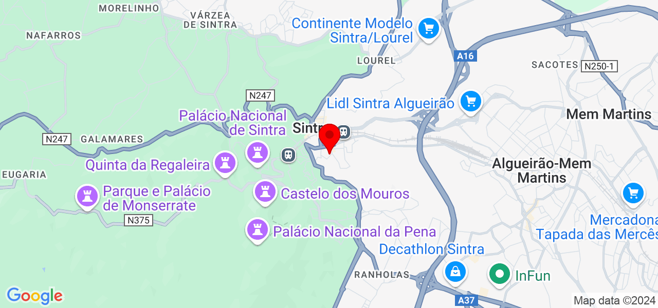 Leonardo Silva - Lisboa - Sintra - Map