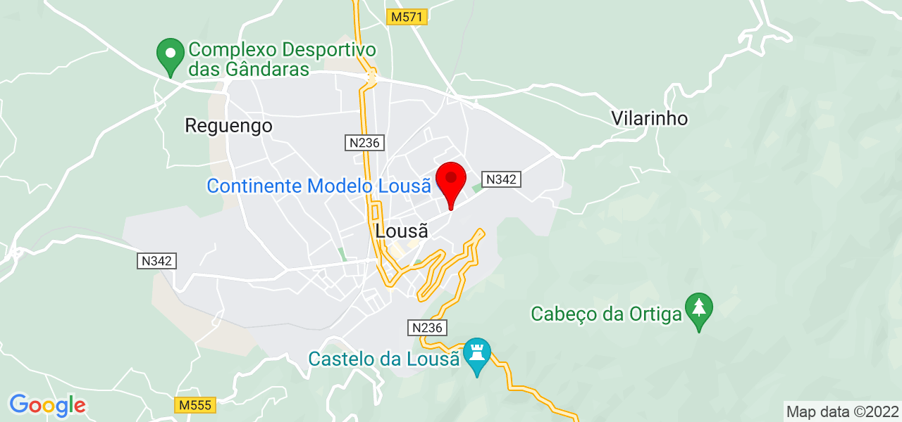 Andr&eacute; Santos - Coimbra - Lousã - Mapa