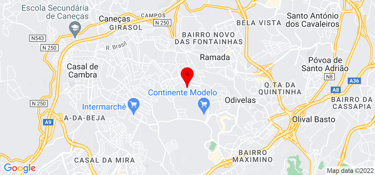 roberto grades - Lisboa - Odivelas - Mapa