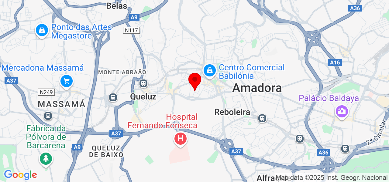 R3modelar - Lisboa - Amadora - Map