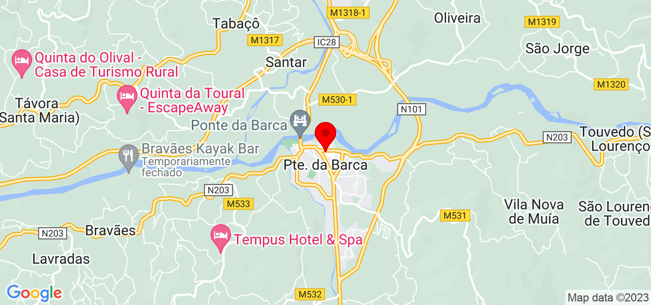 Digion - Ag&ecirc;ncia Criativa - Viana do Castelo - Ponte da Barca - Mapa